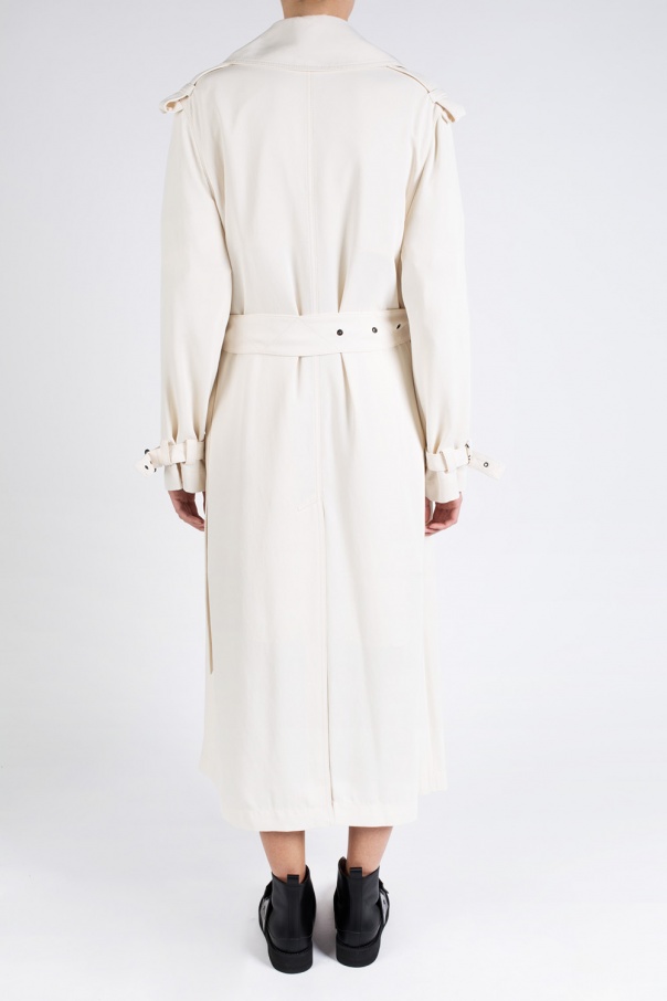 Acne Studios Long double-breasted trench coat | Women's Clothing